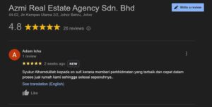 ejen hartanah johor sufi real estate johor