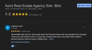 review ejen hartanah johor real estate propery